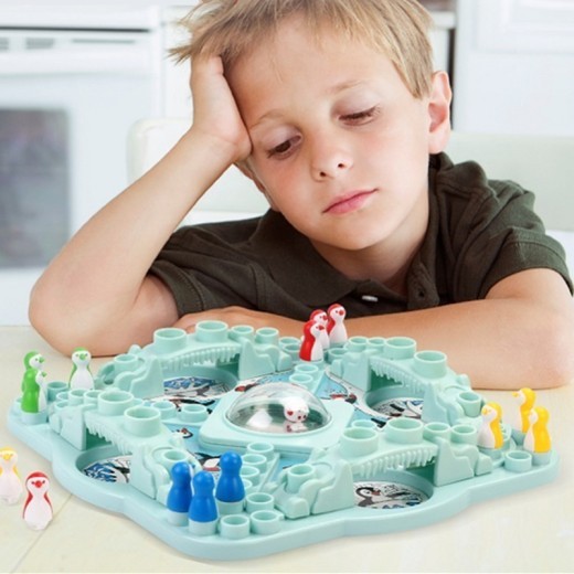 Penguin Flying Chess Parent-child Interactive Chess Educational Toys