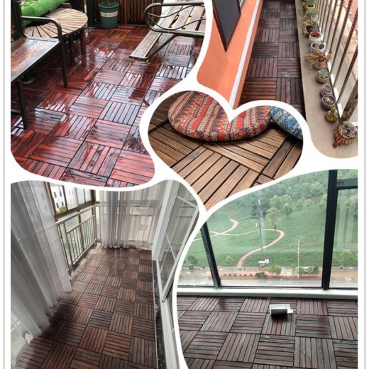 Outdoor mosaic carpet