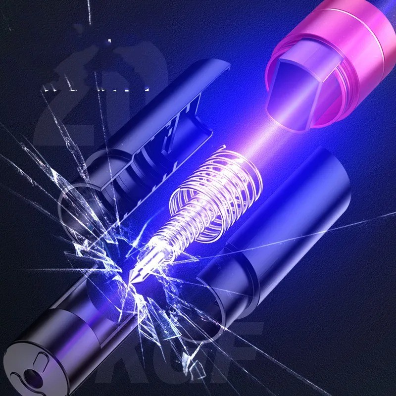 Portable Tungsten Steel Car Window Breaker and Safety Hammer