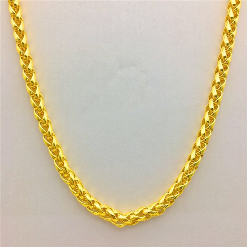 Thailand Sand Gold 14K Necklace