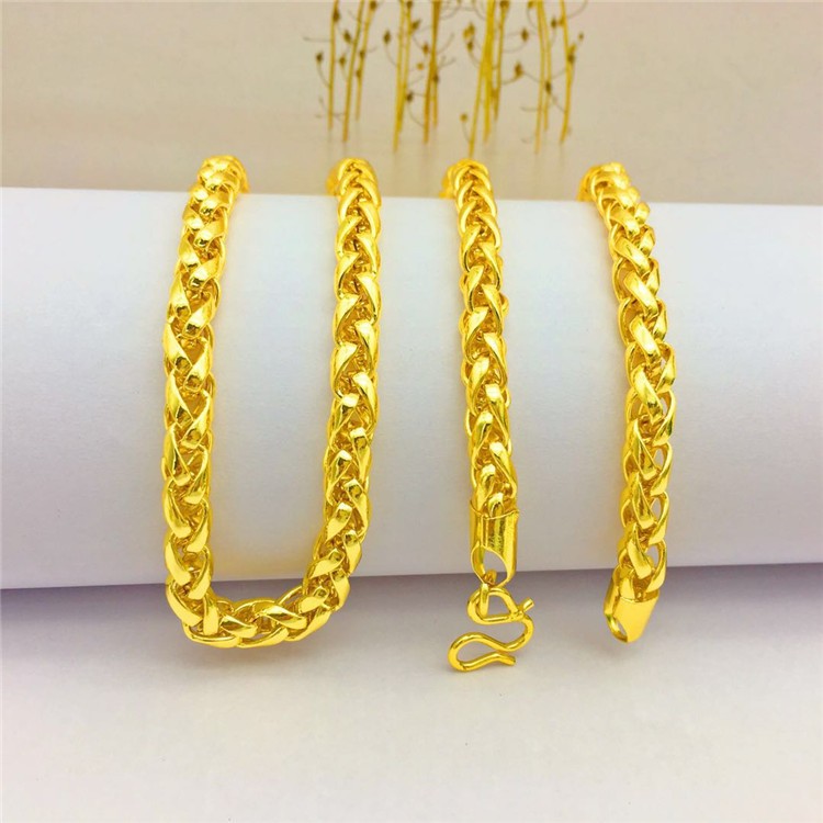 Thailand Sand Gold 14K Necklace