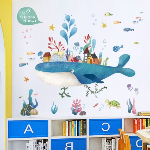 Bedside Wall Stickers Self-adhesive Living Room Creative Wallpaper