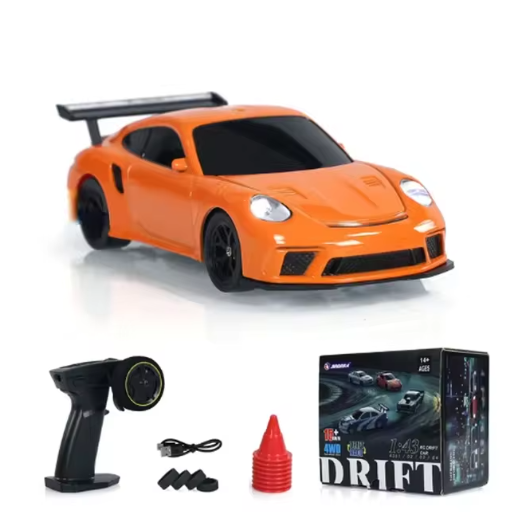 2.4G RC Drift Car 1/43 4WD Remote Control Car High Speed Four Wheel Drive Radio Controlled Mini Racing Car Model Boy Toy Gift