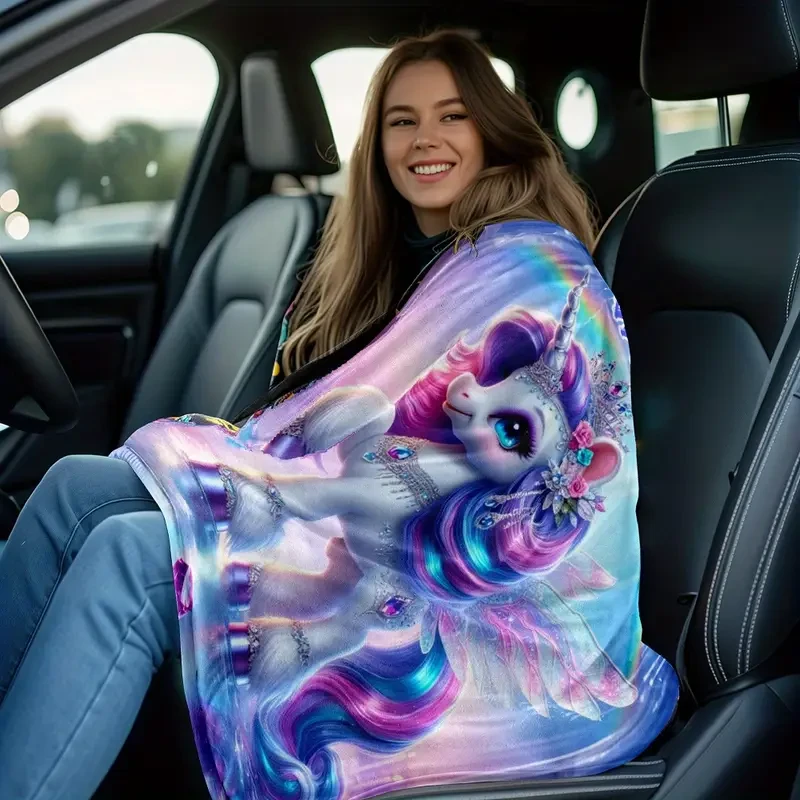 Customizable Name Unicorn Blanket