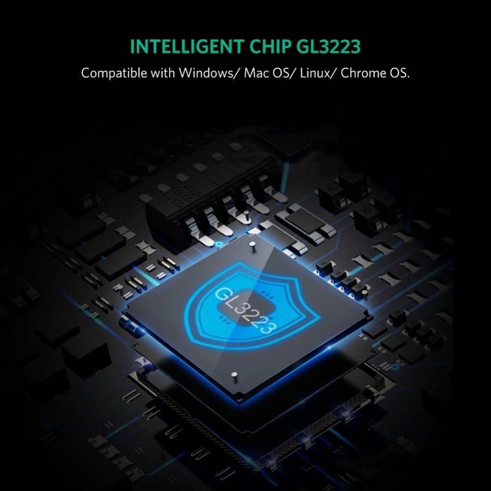 0.5M UGREEN SD TF CF MS Card Reader, USB 3.0 Adapter Read 4 Cards Simultaneously