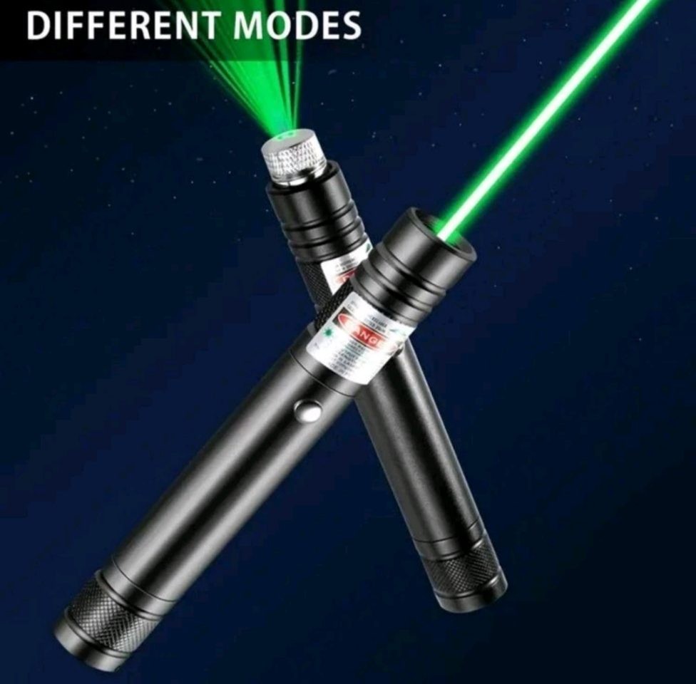 High Power Green Laser Pointer, USB Rechargeable