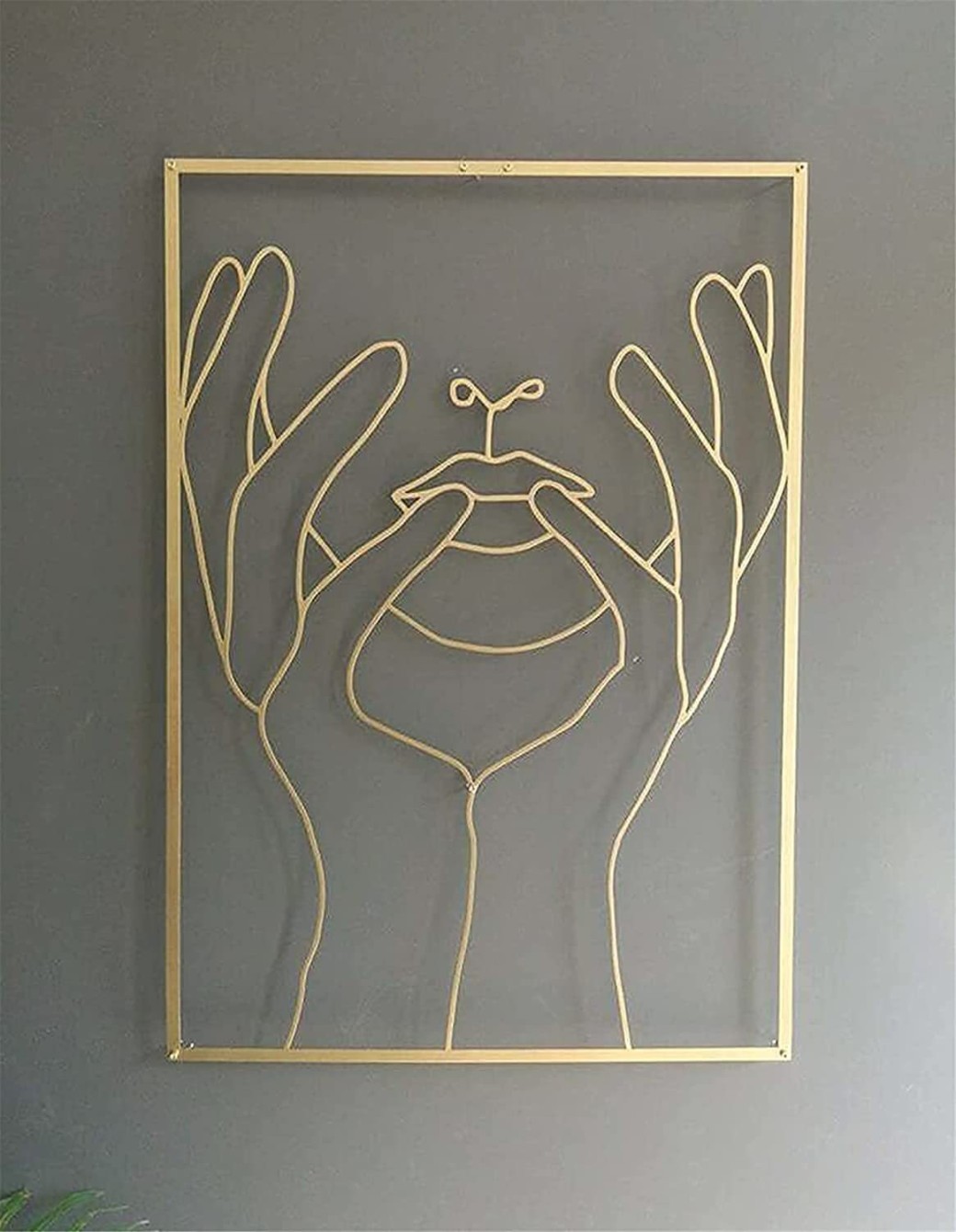 Female Line Art Acrylic Wall Decoration Body
