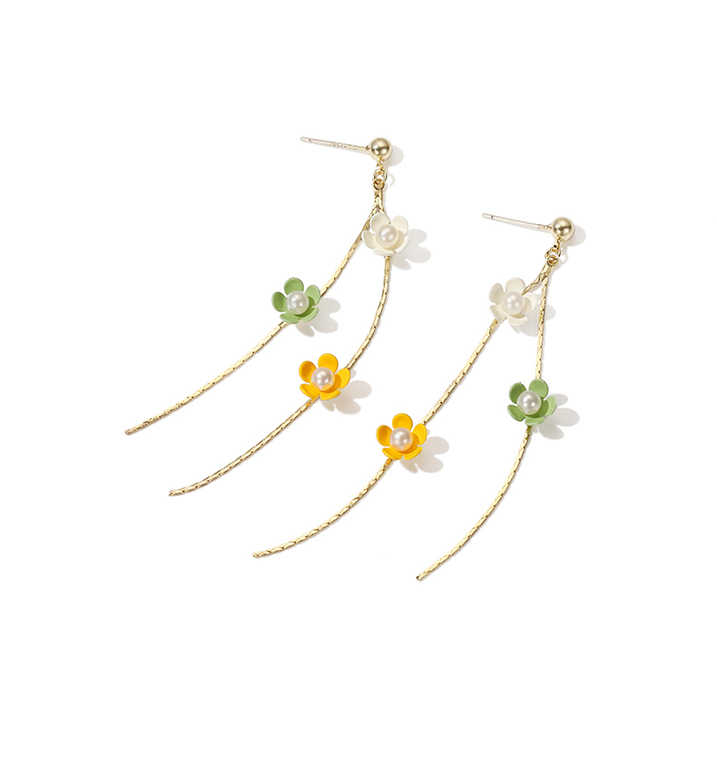 Long temperament tassel earrings earrings