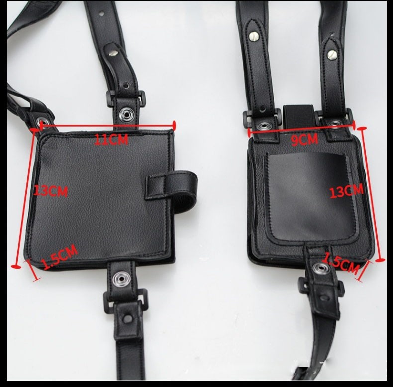 Creative First Layer Cowhide Underarm Wallet