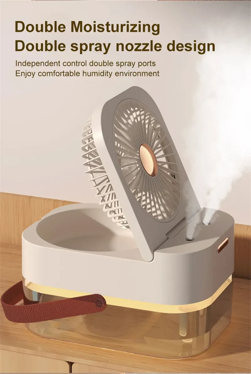 Humidifier Spray Fan Portable Fan