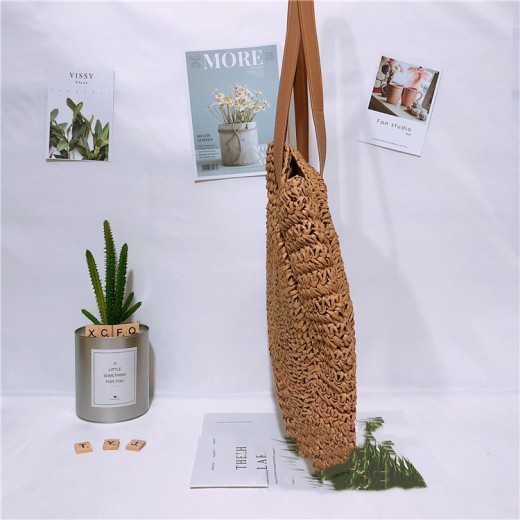 One-shoulder Straw Bag Woven Bag