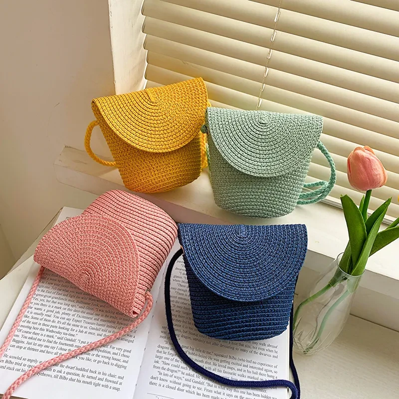 French Style Straw Bag Shoulder Crossbody
