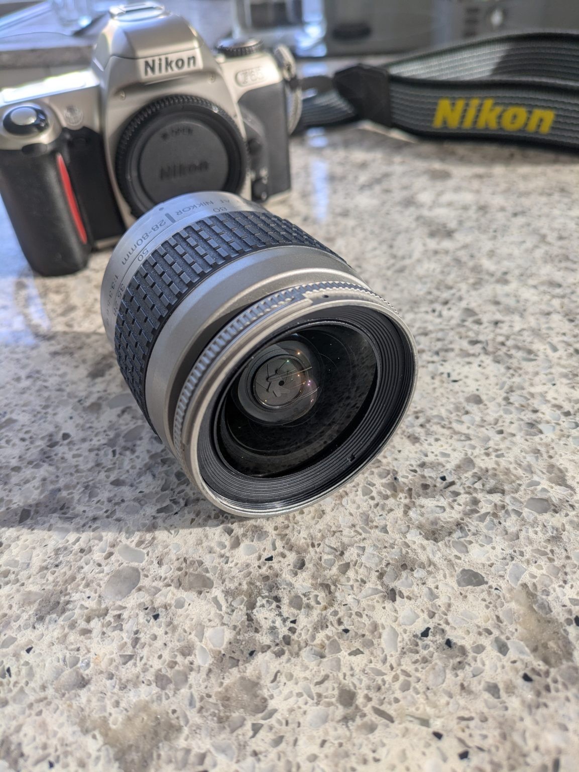 Nikon F65, Nikkor AF 28-80mm 1:3.3 - 5.6 G lens plus accessories