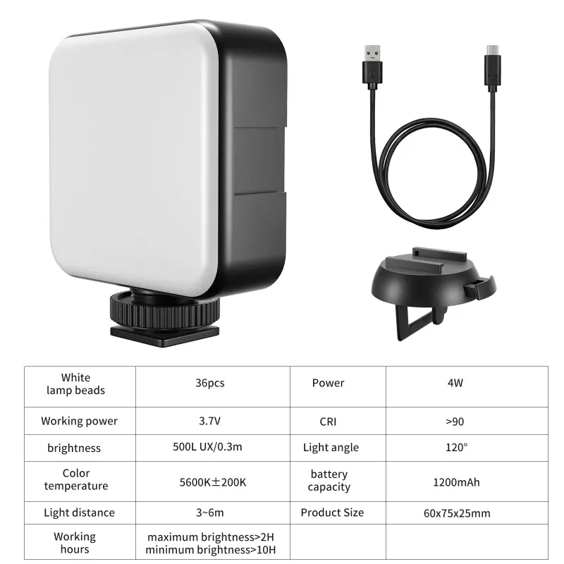 SmallRig P96 LED Video Light, Portable Camera Lights