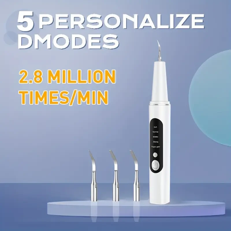 Portable LED Teeth Cleaner with 5 Modes