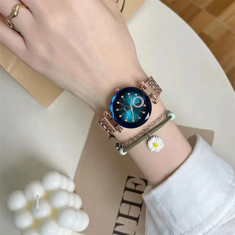 Womens Fashion Steel Quartz Watch