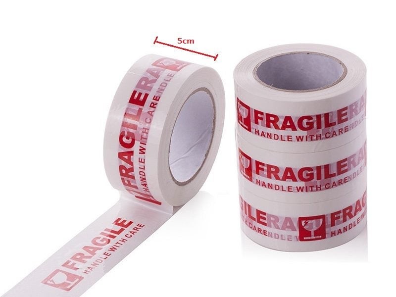 FRAGILE Packaging Tape - (6 Rolls) 48MM