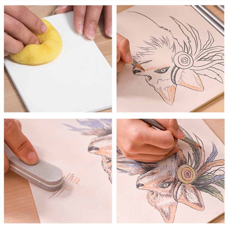 10 Boxes Colors/Set Pottery Art Underglaze Color Pencil Box - DIY Ceramic Hand Painted Glaze Chalk Pottery Painting and Coloring Tools