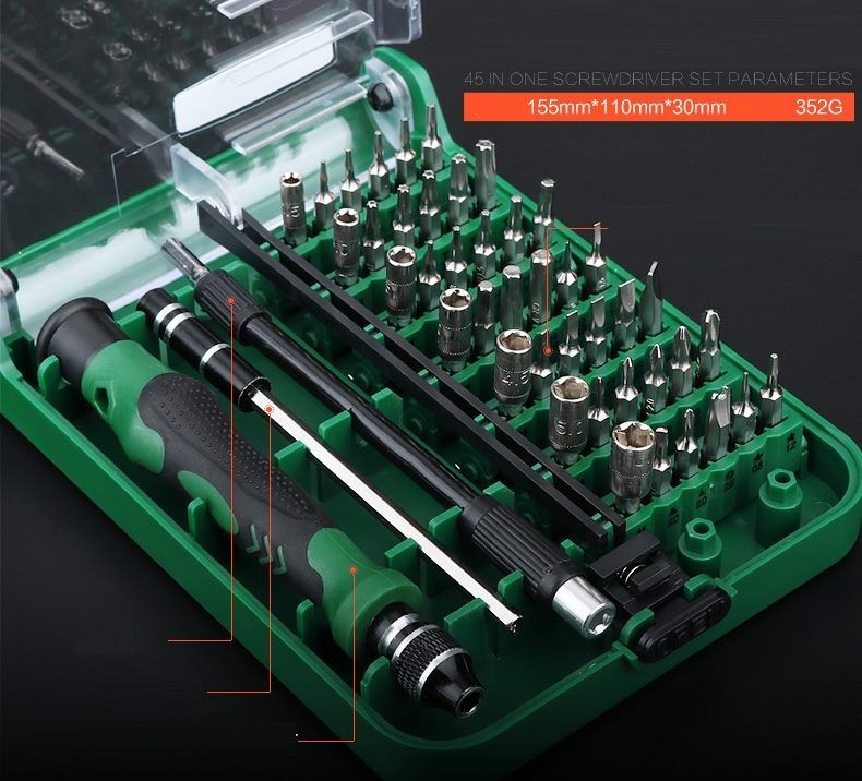 Elecall Mini Precision Screwdriver Set, 45 in 1