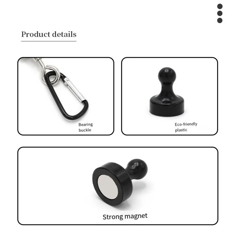 Outdoor Powerful Magnet Hooks - Camping Lights Hanging Canopy Tent Holder Hooks, Mountaineering Buckles, Outdoor Multitool