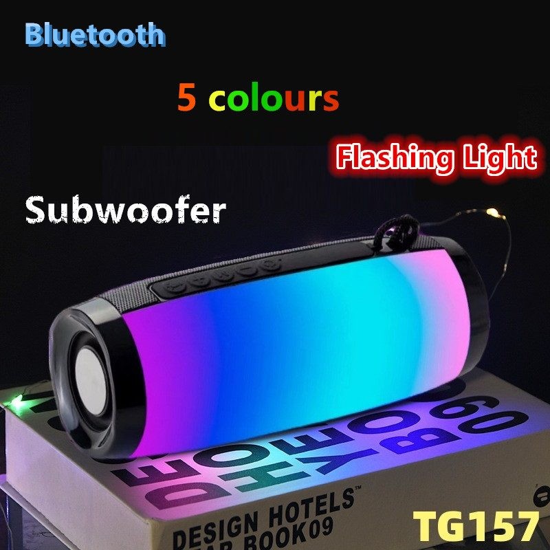 Portable Bluetooth Flashing Light Speaker Wireless