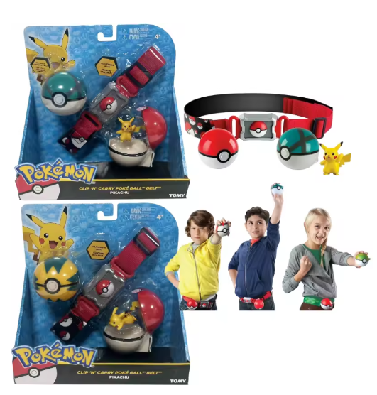 Tomy Pokemon Pok Ball Belt Toys for Kids Ages 4 and Up