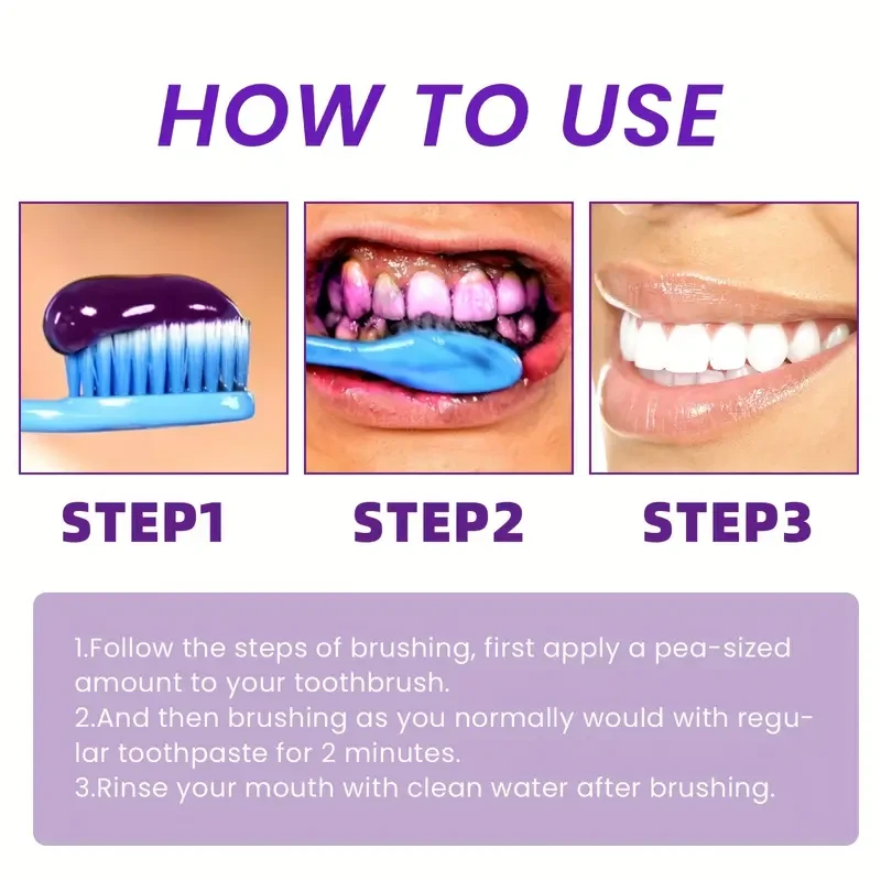 West Month Whitening Purple Mousse Toothpaste