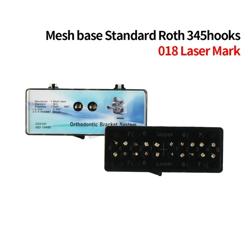 Ultra-Smooth Mini 018 Orthodontic Brackets