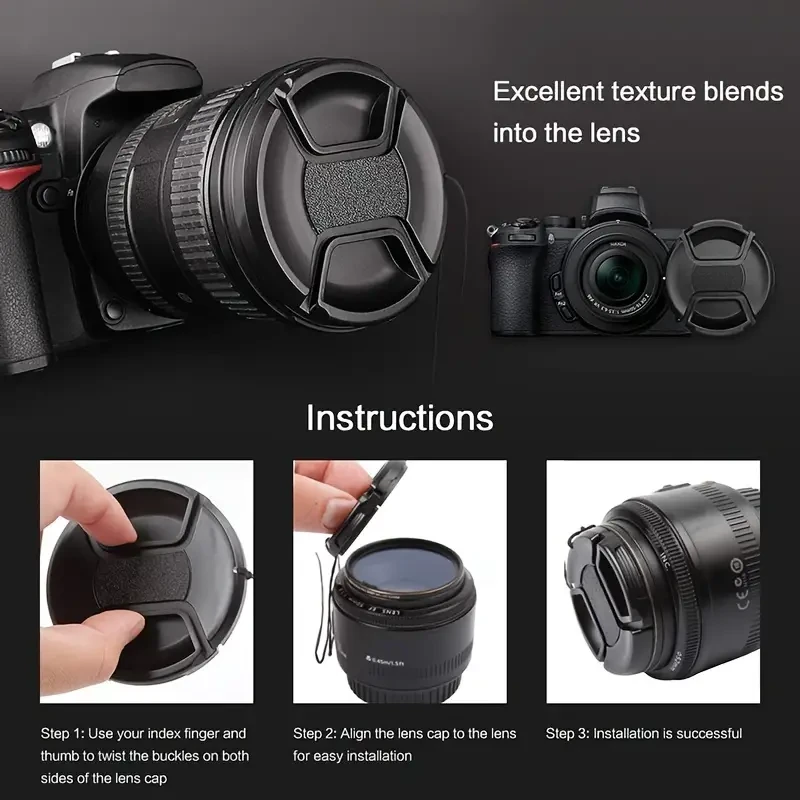Camera Lens Protector Caps -