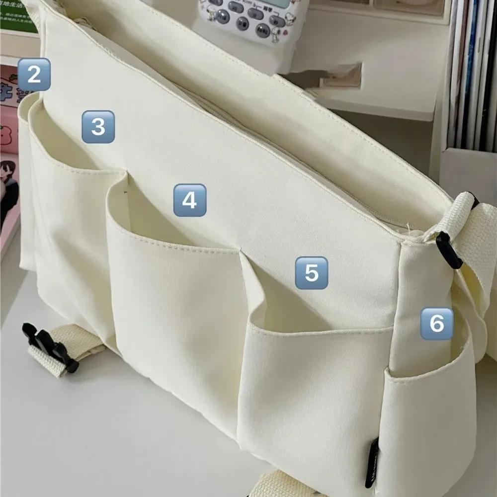 Japanese Ins Solid Color Large-capacity Crossbody Bag Women