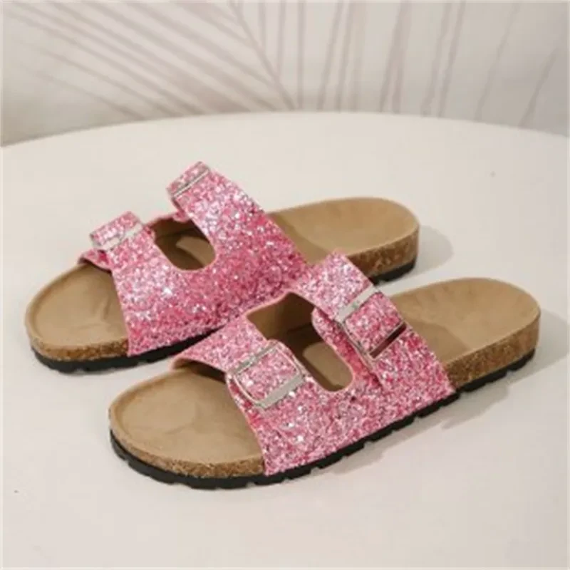 Double Buckle Sandals For Women