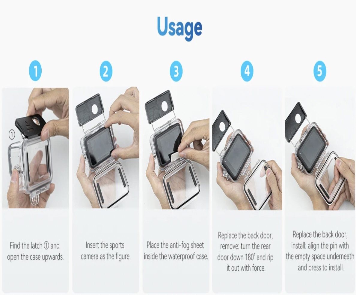 All Scene Protective Case Waterproof Case Set for GoPro 9/10/11