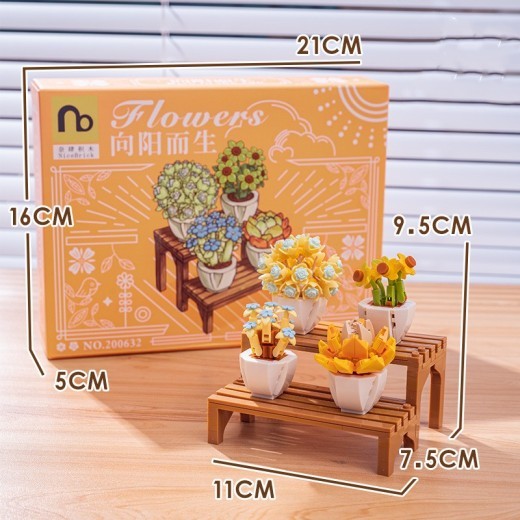 Girls Decoration Gift Building Blocks Toys