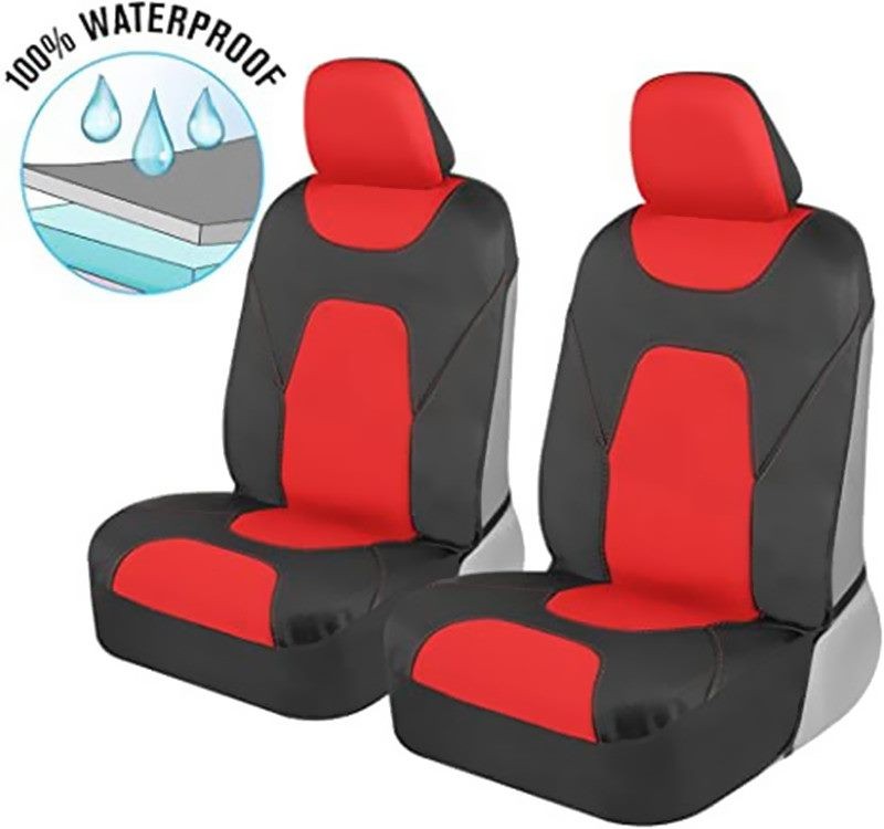 Waterproof Front Bucket Seat Cover Neoprene 2 - Seater Set Universal Fit