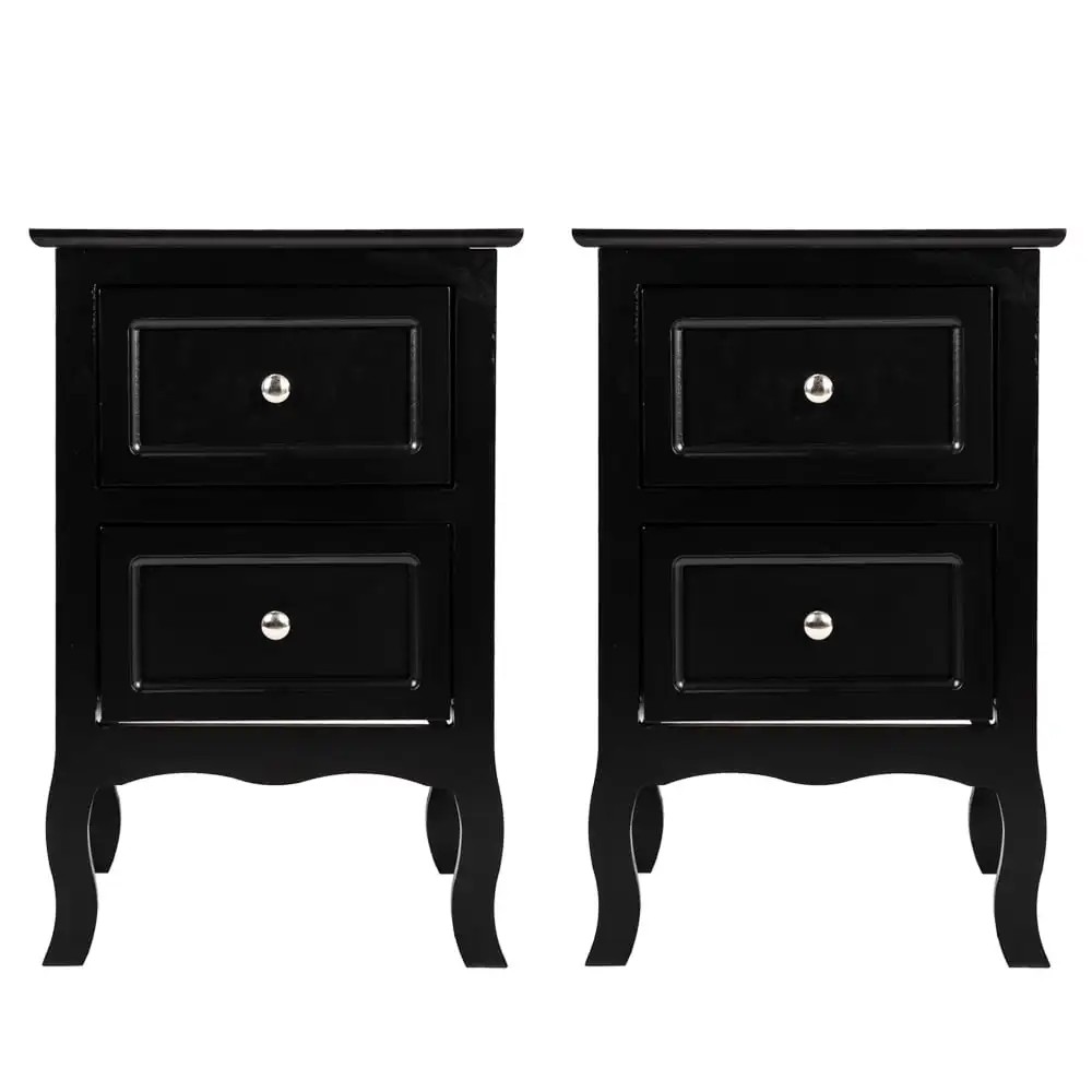 Nightstands Set of 2 -  Side Table Night Table for Bedroom