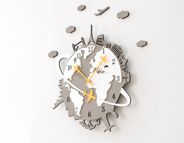 Personalized Wall Watch Modern Silent Clock Home