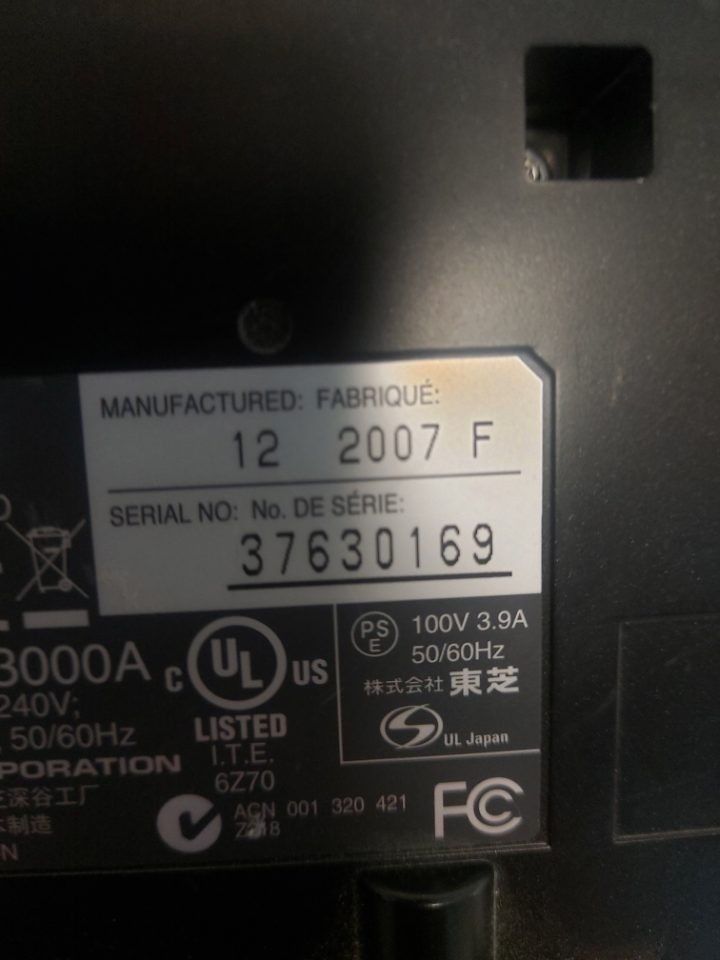 Toshiba LED Projector only 15 hours