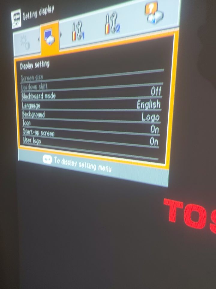 Toshiba LED Projector only 15 hours