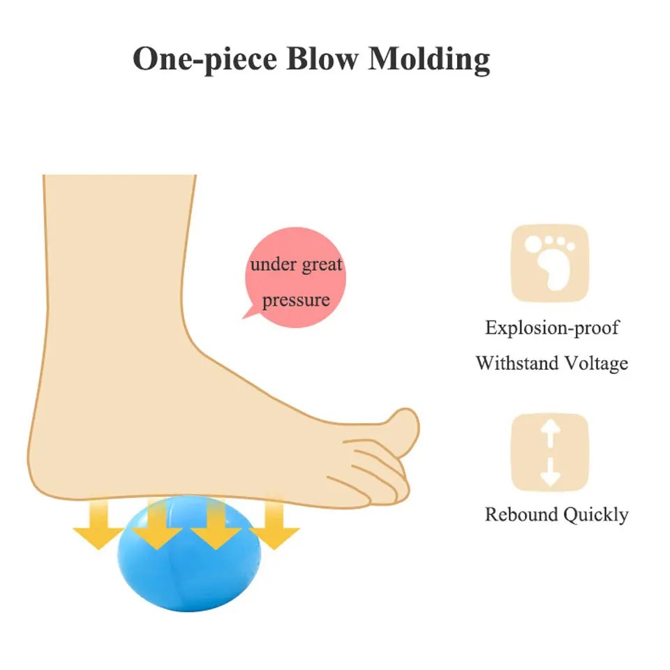 10pcs Kids Colorful Ocean Balls - Soft Plastic Eco-Friendly Water Pool Toys