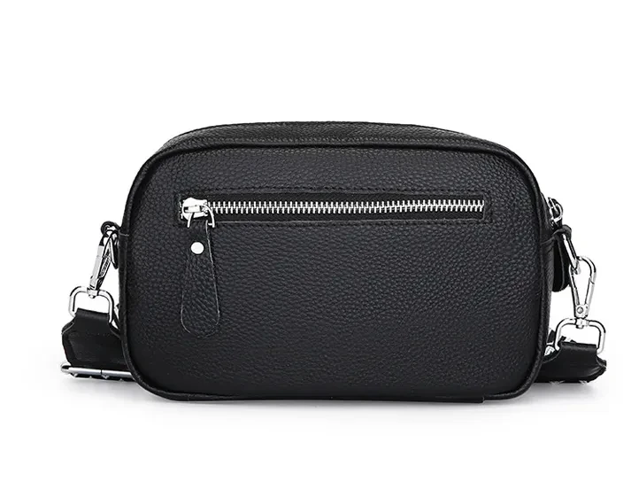 Women's Fashion Simple First Layer Leather One-shoulder Crossbody Bag