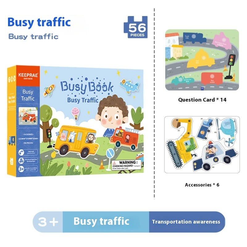 Baby Enlightenment Early Cognitive Education Quiet Book Educational Toys