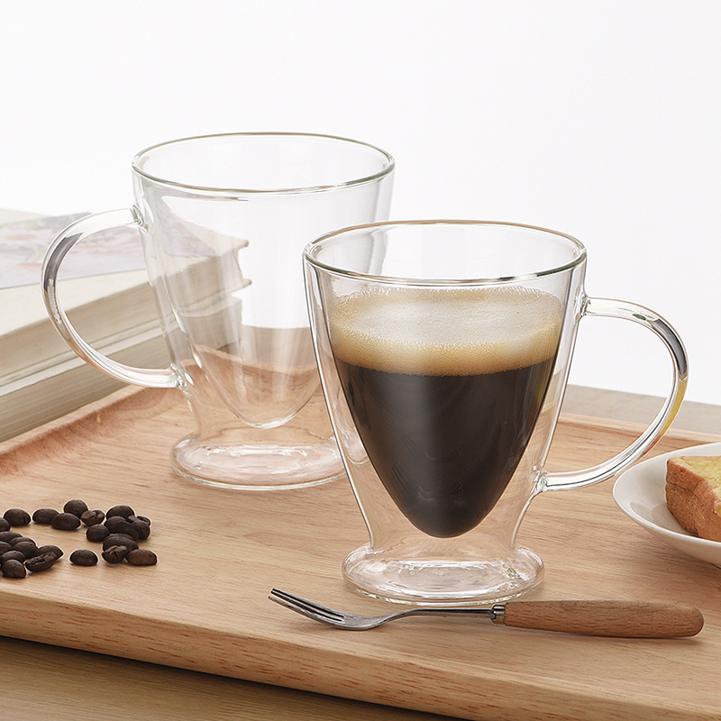Double Layer Glass Cup Transparent Coffee Cup