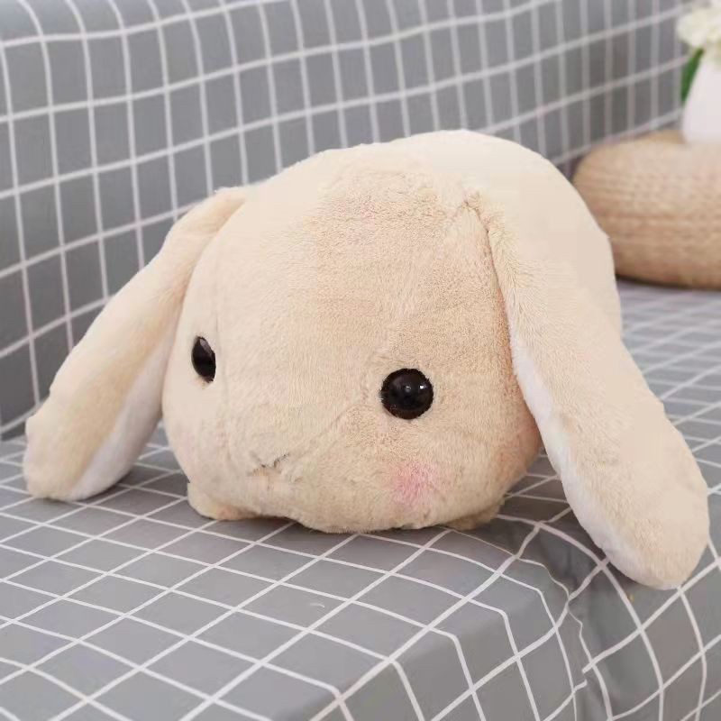 Big Ear Rabbit Pillow Cartoon Plush Head Toy