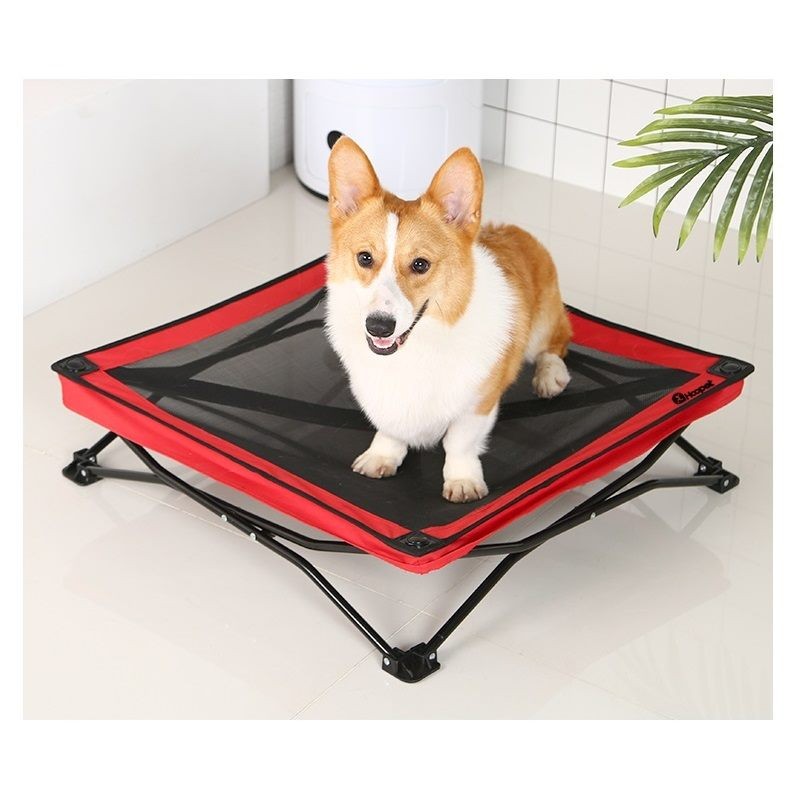 Pet Bed Mesh Cot Elevated Raised Indoor Sleeping M/L