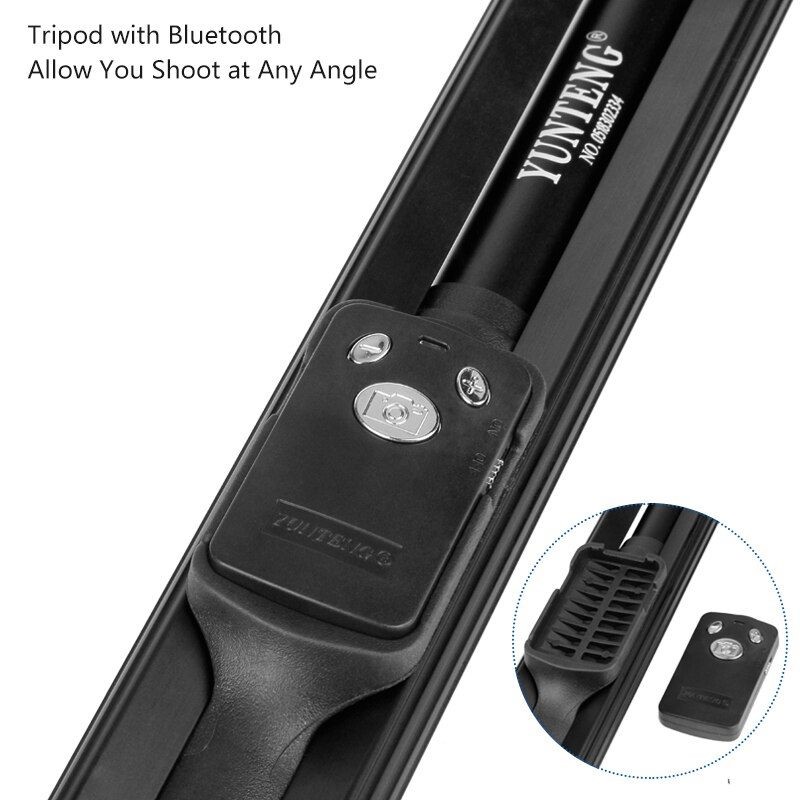 Yunteng VCT-1388 Professional Aluminum Alloy Video Tripod for Phone Camera Canon