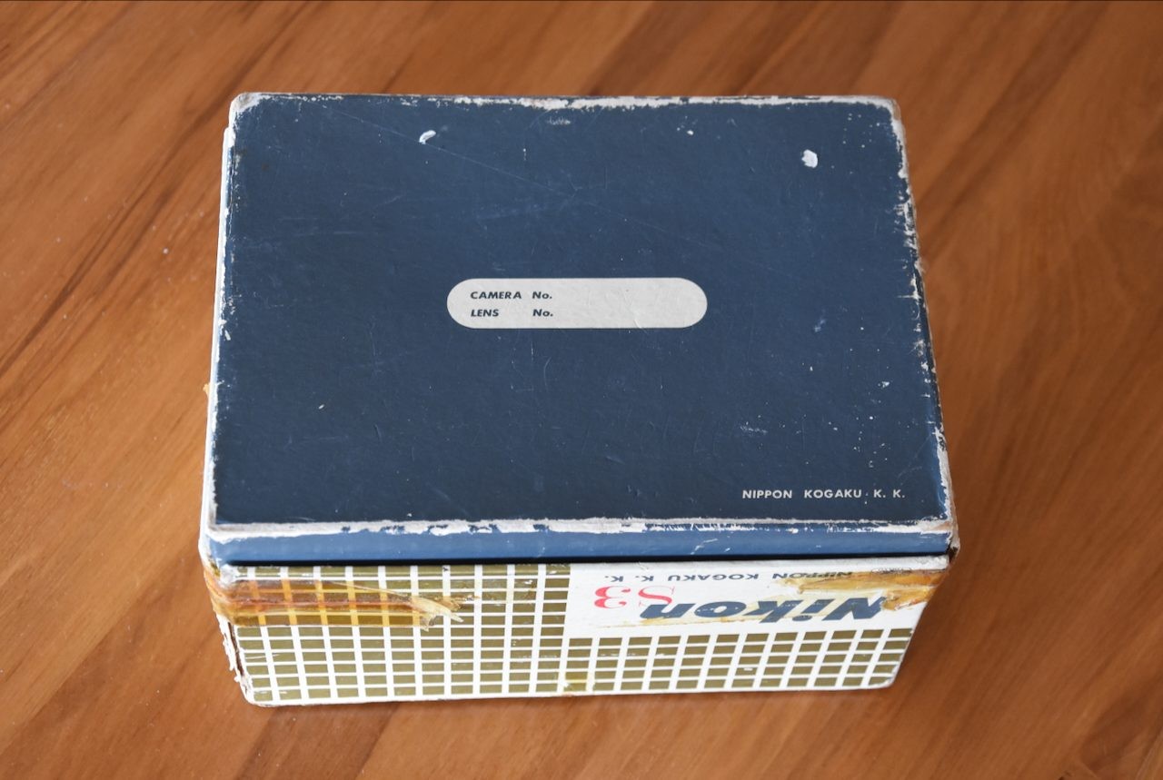 Original Nikon S3 Rangefinder Camera - Box Only from 1950's. Complete.