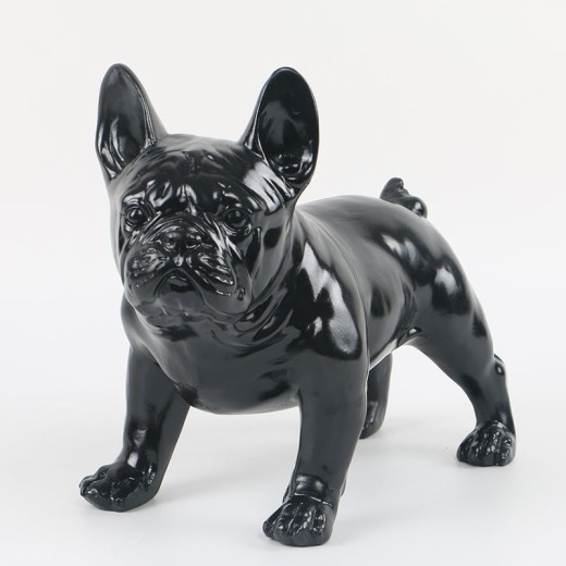 French Fighting Dog Creative Modern Minimalist Decoration Dog Small Ornament Resin Model