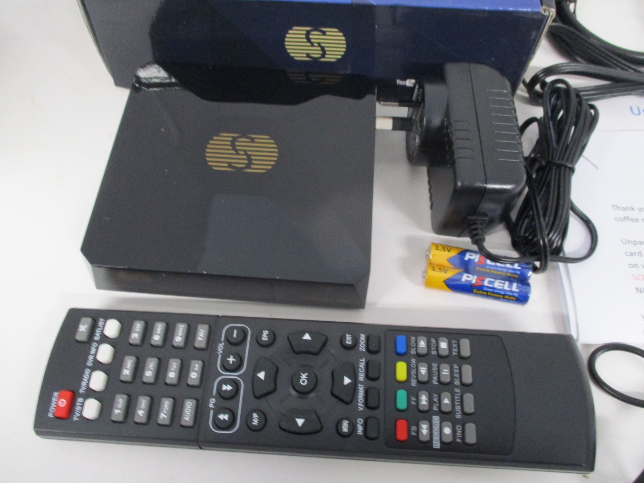 SKY /Free View Satellite decoder 12V / 240V Openbox Latest Model