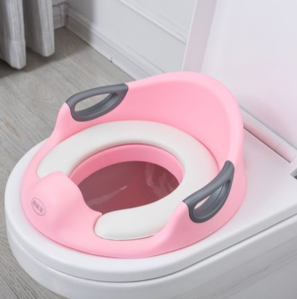 Children's toilet with armrests