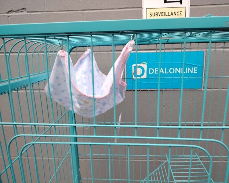 Sample Clearance 137cm High Metal Pet Cage 2 Doors with Wheels Purple